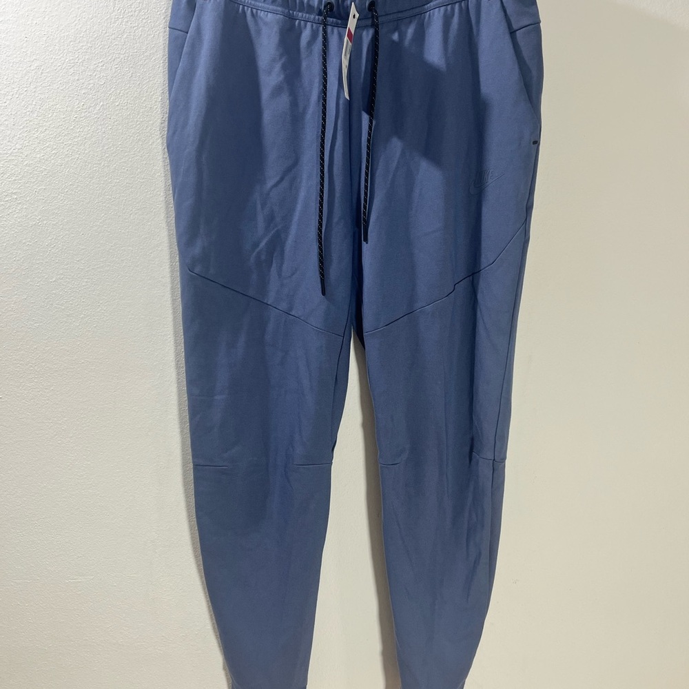 Nike Sportswear Tech Fleece Lightweight Joggers Blue Mens Size large DX0826-491 - Picture 2 of 8
